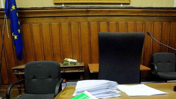 Un’aula di tribunale