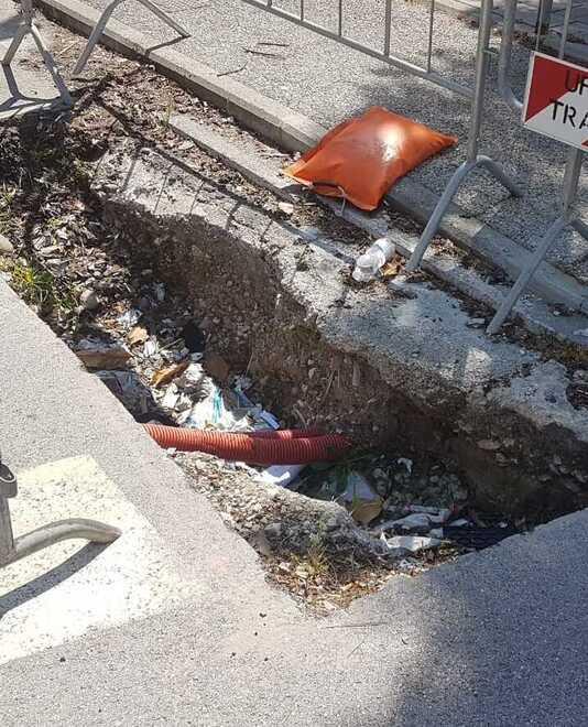 La voragine a San Concordio