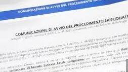 La comunicazione di avvio del procedimento sanzionatorio ricevuta dalla 55enne pisana