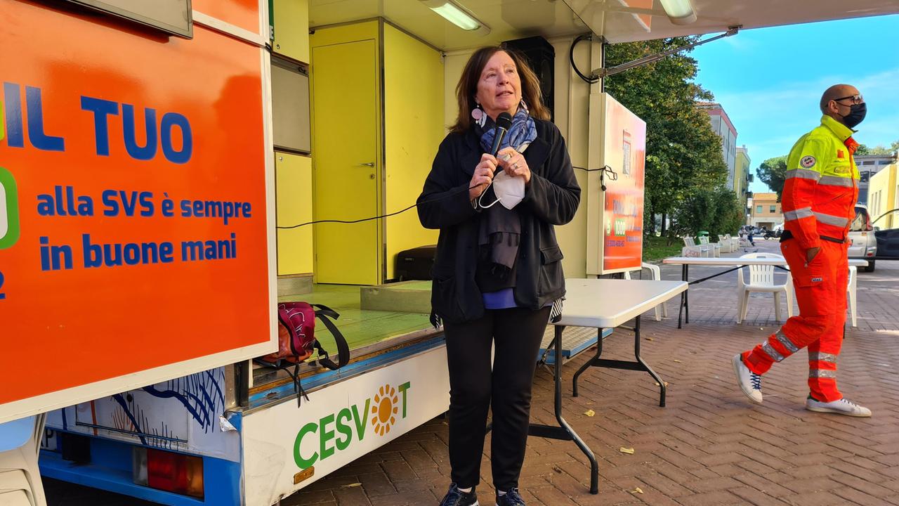 La presidente di Svs, Marida Bolognesi