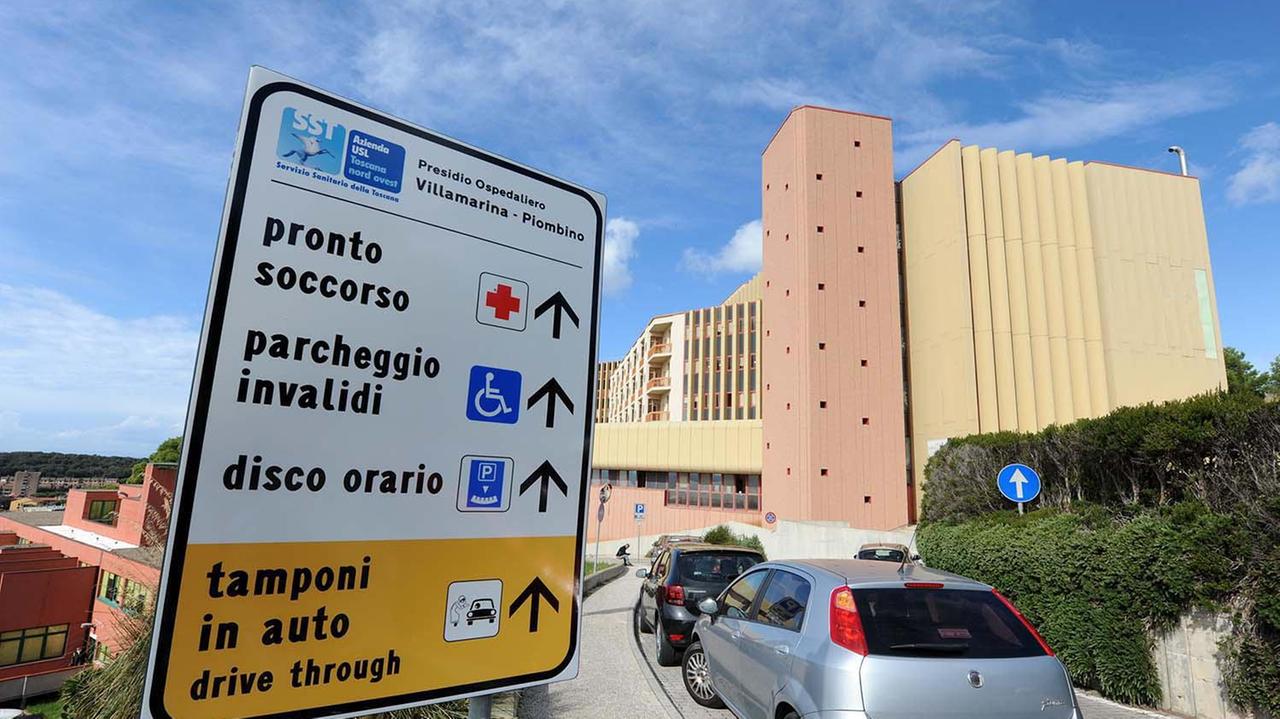 Una veduta dell’ospedale Villamarina di Piombino (FOTO D’ARCHIVIO)