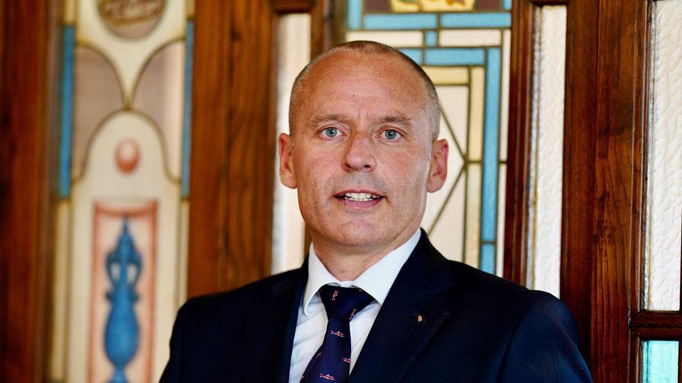 Matteo Venturi, presidente di Confindustria Massa-Carrara e vicepresidente della Fondazione Marmo Onlus