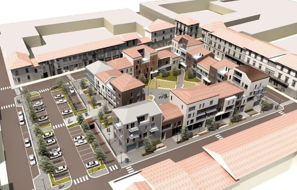 Negozi, parcheggi e 50 appartamenti: ecco il quartiere residenziale all’ex Vitrum 