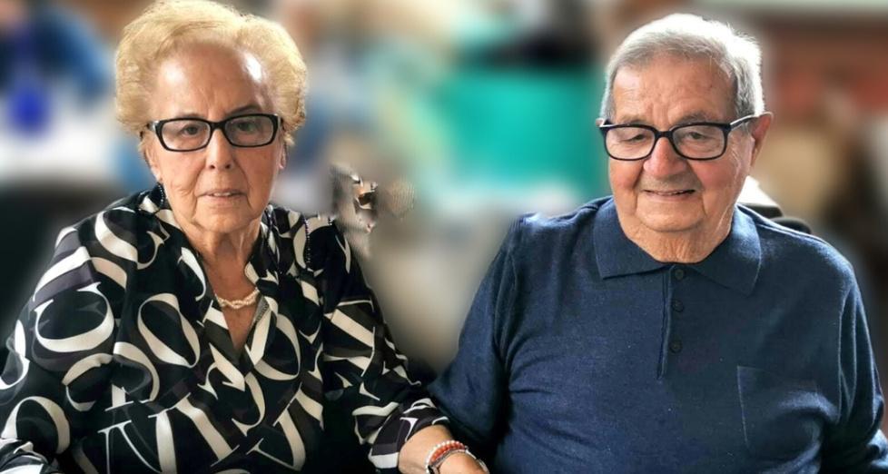 Paolo Femori con la moglie Maria Paola Marsili