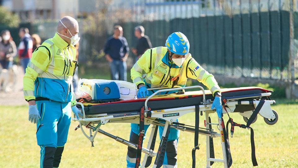 Un soccorso (foto d’archivio)