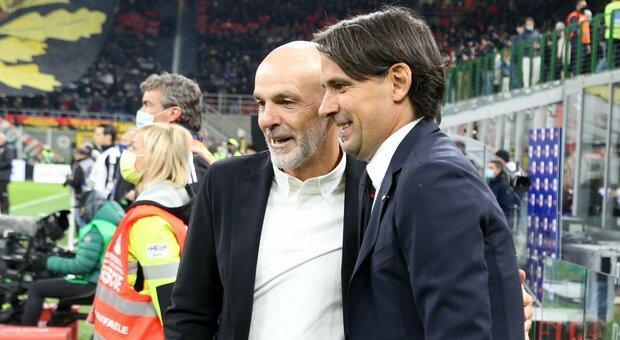 Pioli e Inzaghi a San Siro