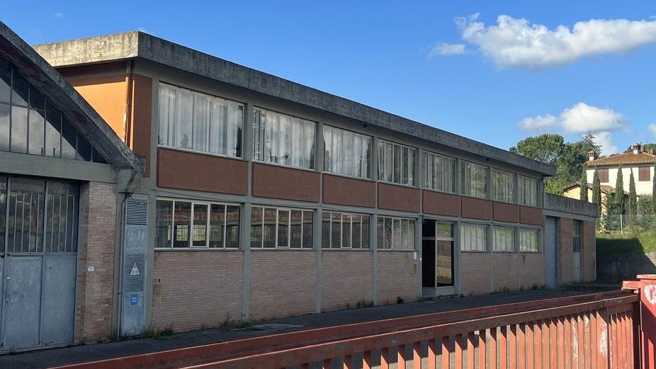 Il capannone dell’ex Walmar di Certaldo