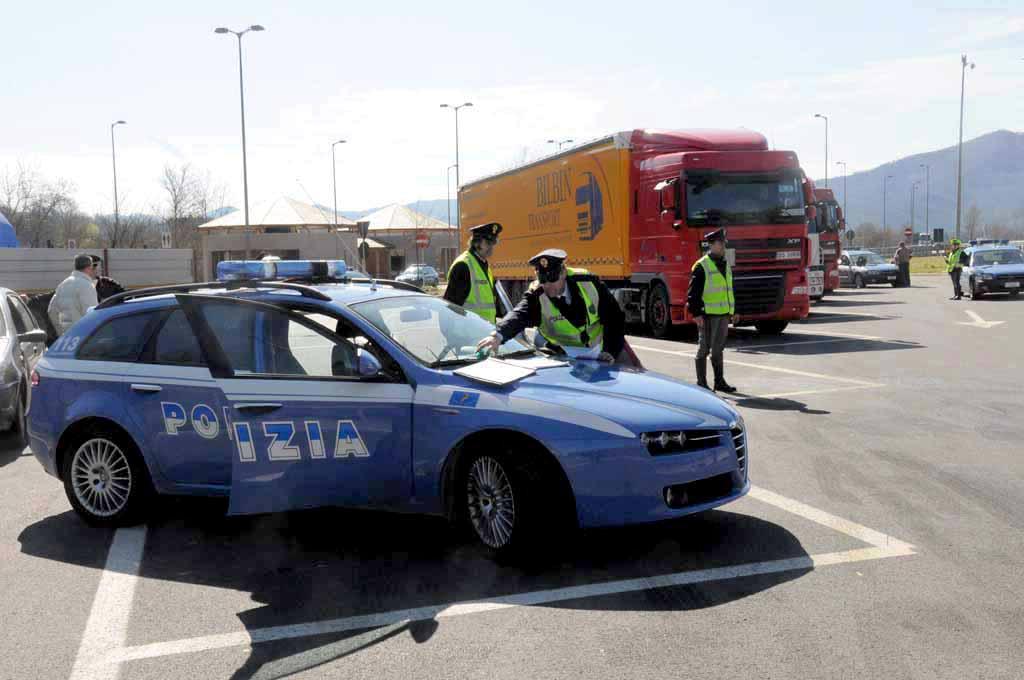Il controllo è stato effettuato dalla polizia stradale (Foto di repertorio)