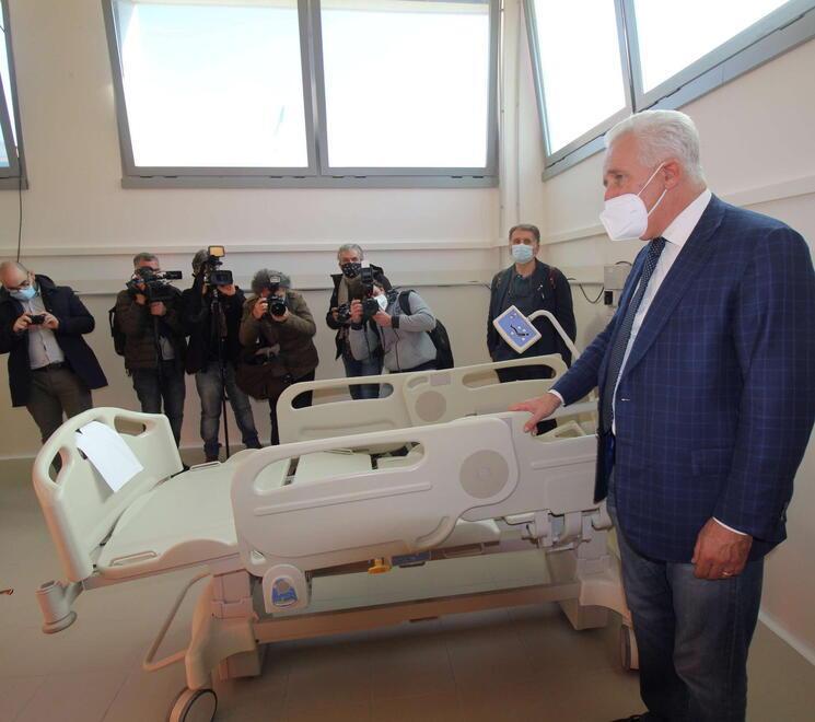 L’ex Creaf quando venne inaugurato come ospedale