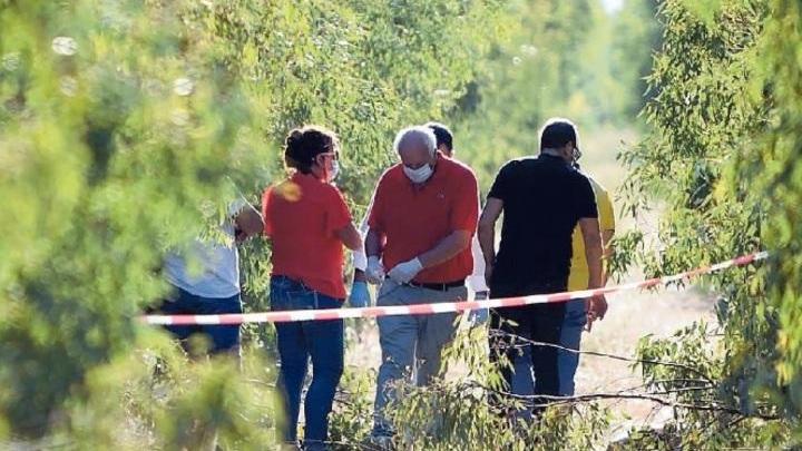 Il primo sopralluogo poco dopo la scoperta del corpo senza vita di Abdelilah Dakir