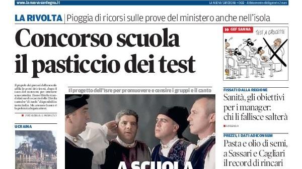 La Nuova Sardegna - Prima Pagina - 30 aprile 2022