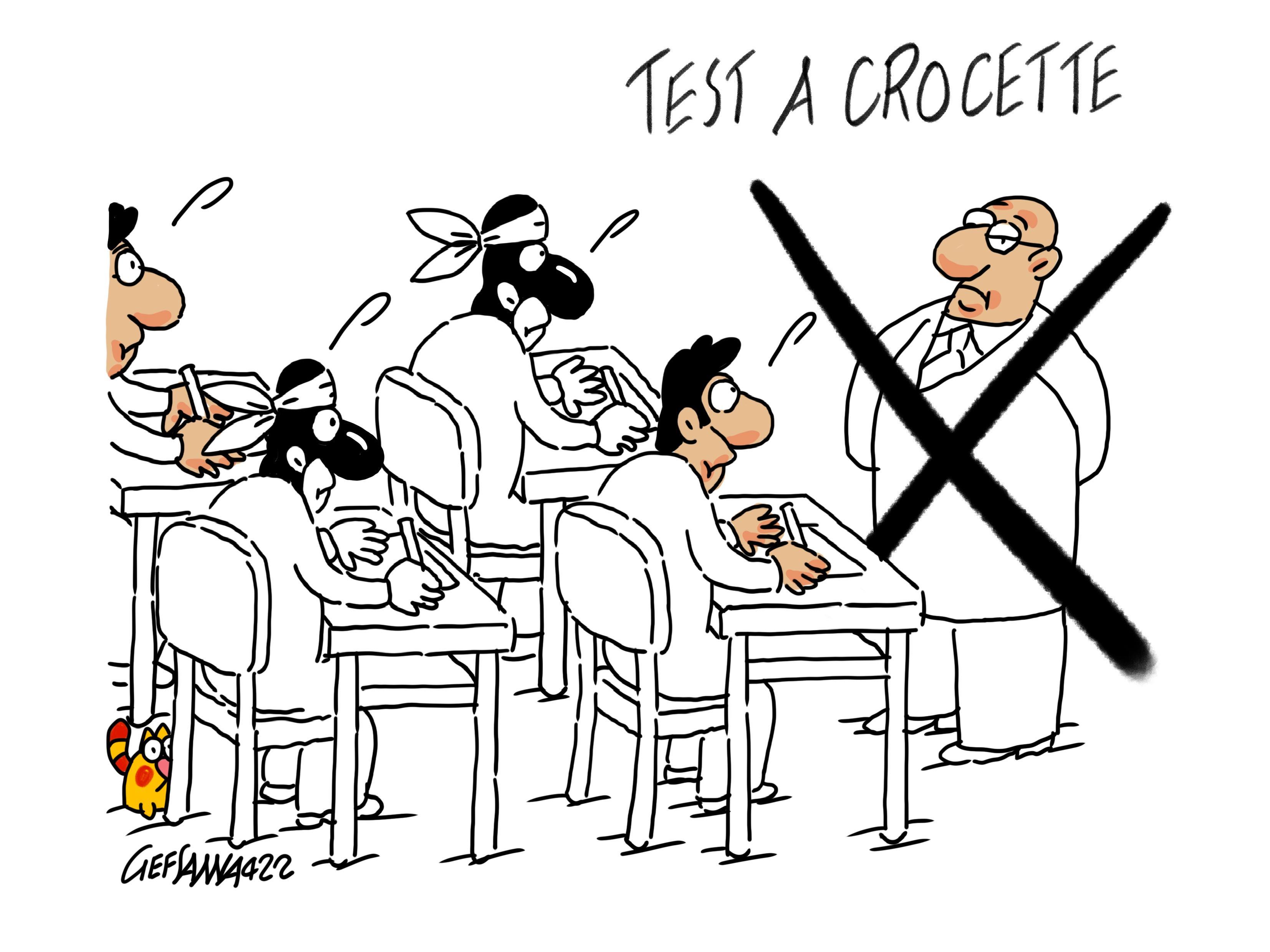 La vignetta di Gef: concorso insegnanti, il pasticcio dei test