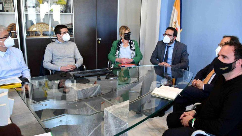 Da sinistra Gianfranco Degl’Innocenti, Luciano Passanante, Michela Consigli e Vincenzo Colle