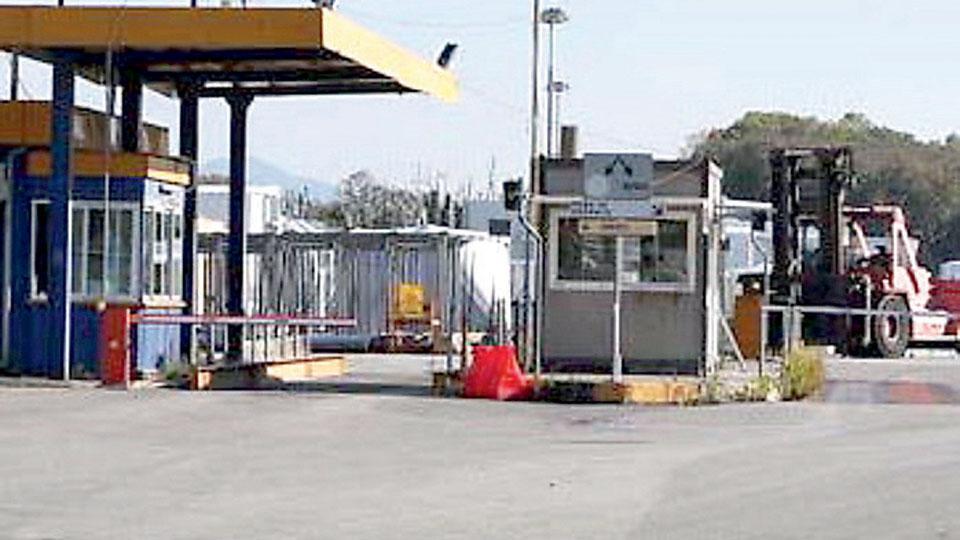 Uno scorcio dell’area retroportuale