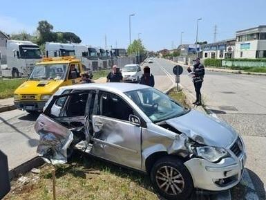 Il luogo dell'incidente (foto Daniele Stefanini/Silvi)