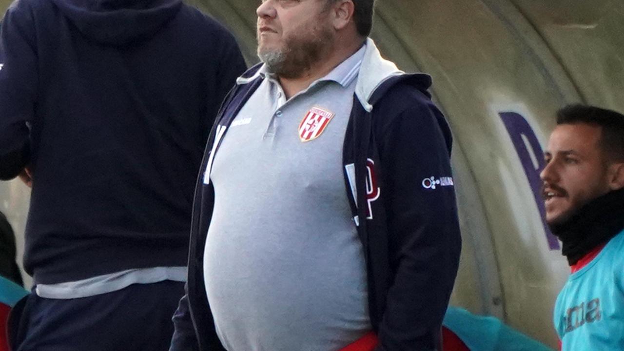 Mister Davide Marselli: la sua Cuoiopelli batte il San Miniato basso nei playoff del campionato di Eccellenza (Foto di Franco Silvi)
