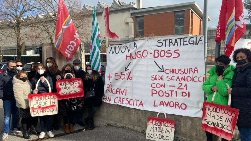 Hugo Boss, chiude lo stabilimento di Scandicci: 22 lavoratori coinvolti