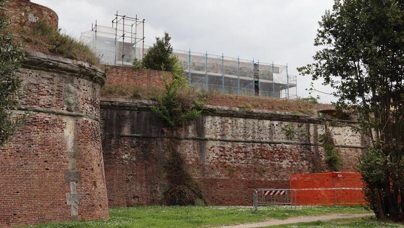 I lavori al Bastione Sangallo