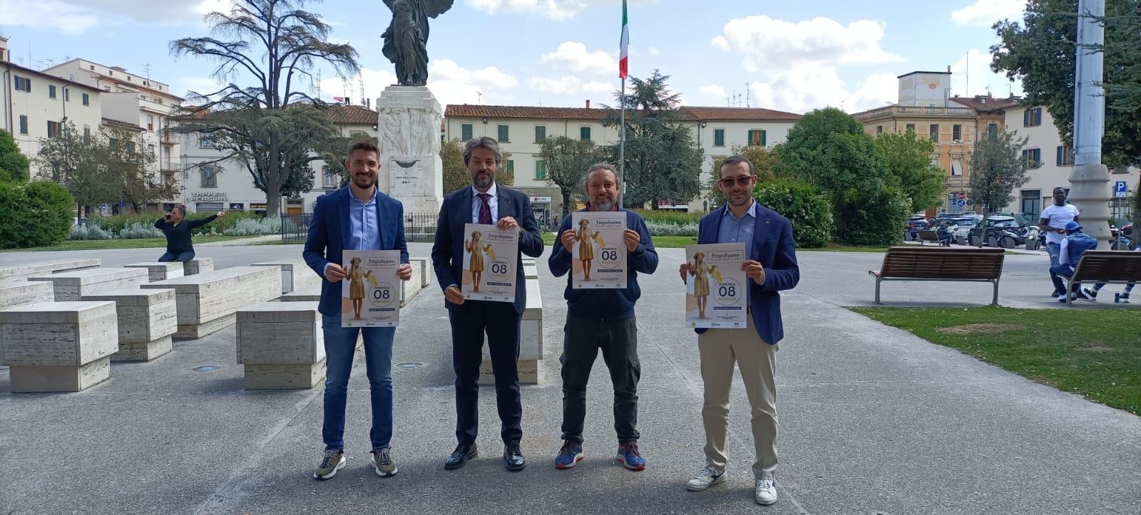 La presentazione dell'evento in piazza della Vittoria