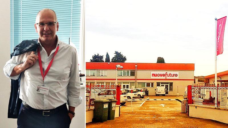 Il presidente Marco Agostini e una sede di Nuovo Futuro a Rosignano