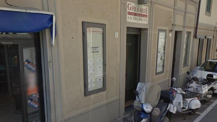 Via dei Bagni, dove è avvenuto l'incidente