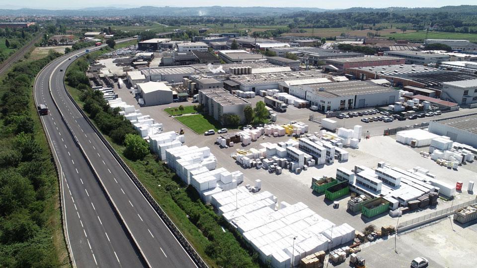 La zona industriale del Terrafino (foto d’archivio)