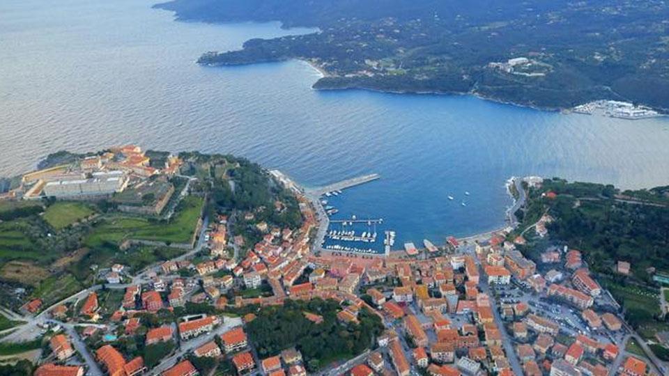 Elba dall'alto