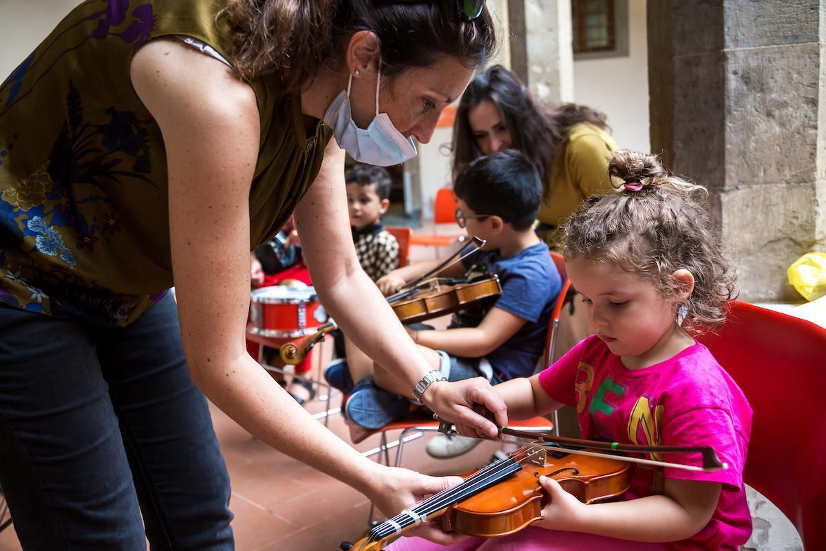 In sacco a pelo nel Salone dei Cinquecento: a Firenze la festa a misura di bambino