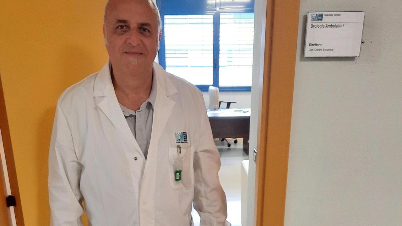 Sandro Benvenuti, primario di urologia dell’ospedale Versilia