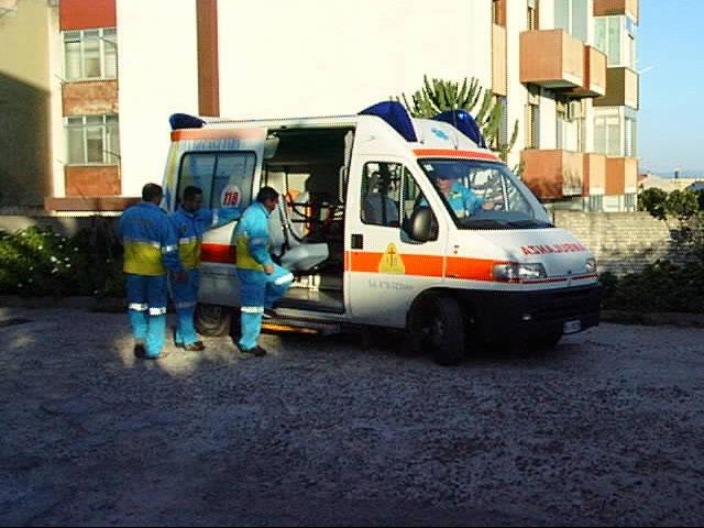 Un'ambulanza, immagine di repertorio