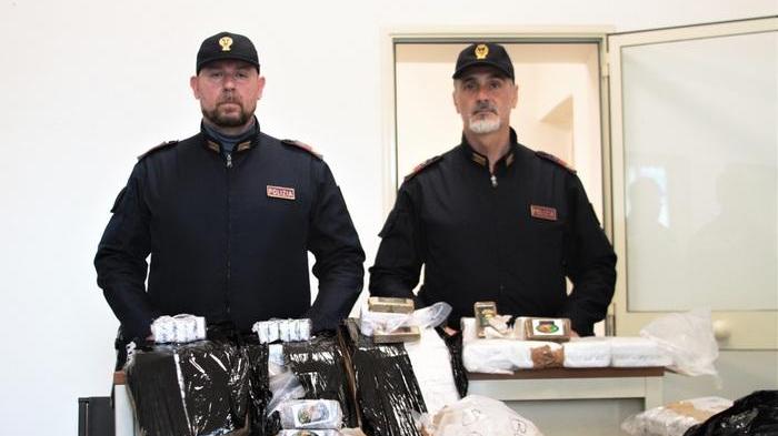 La droga sequestrata