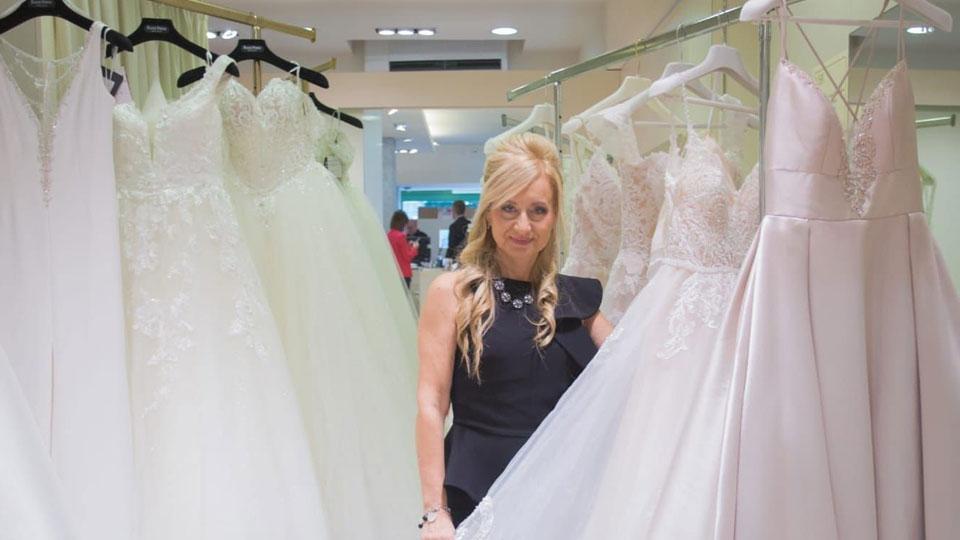 Rosy Spallanzani nella sua boutique