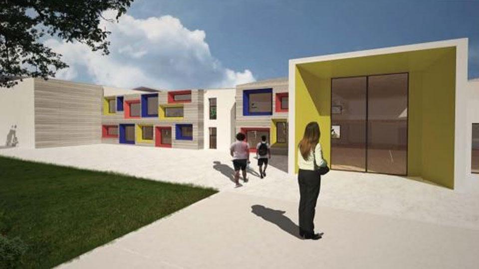 Rendering del progetto della nuova Taliercio
