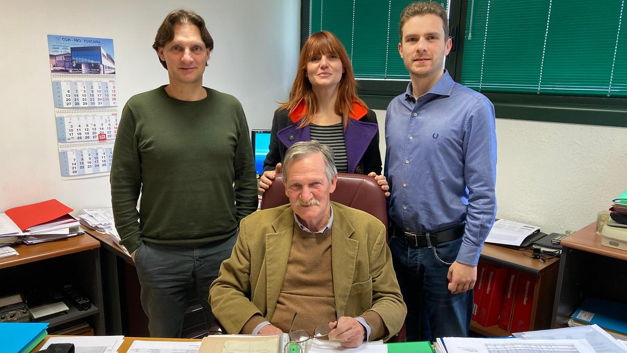 Fabrizio Monnanni, fondatore di Con Pro, con i figli
