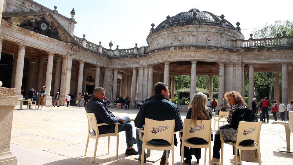 Tante le persone che hanno approfittato dell’open day al Tettuccio (foto Nucci)