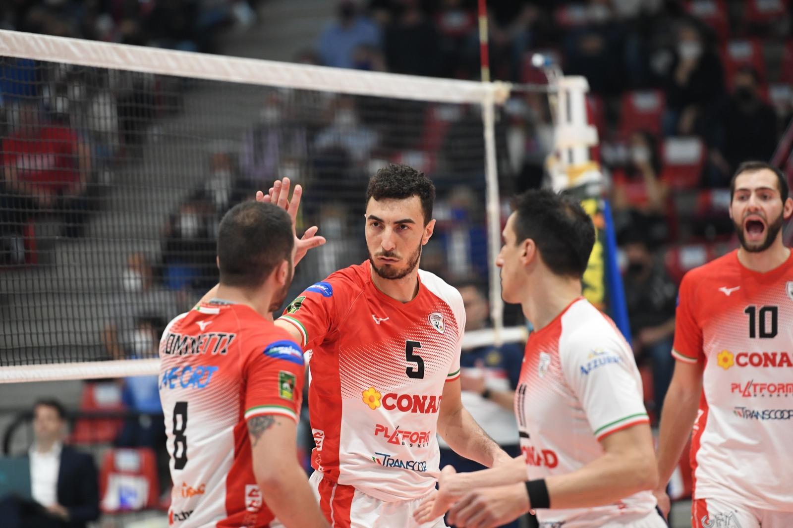 La Conad Volley batte Bergamo e va alla "bella" 