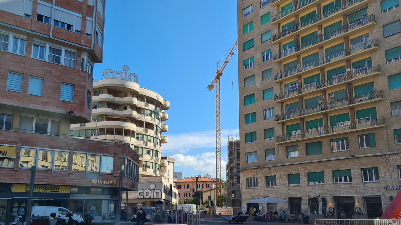 Piazza Attias a Livorno