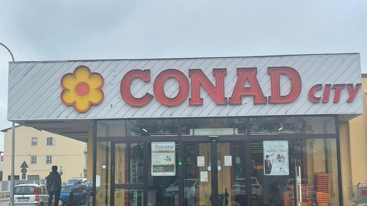 L’ingresso del Conad City di Palazzi