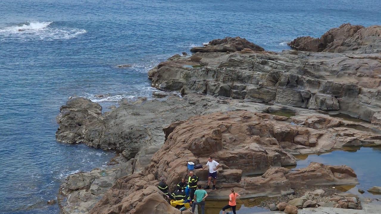 L'intervento dei soccorritori sul Romito