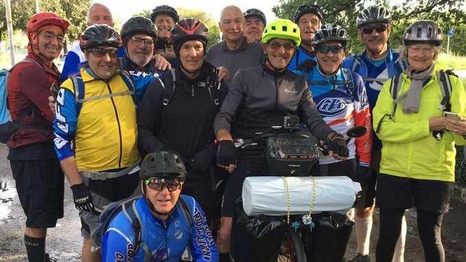 La sfida di Piacentini, pensionato livornese delle Poste: in bici fino a Capo Nord