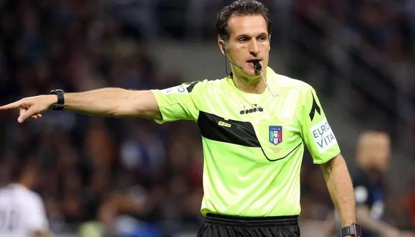 L'arbitro livornese Banti criticato dall'allenatore della Roma dopo la partita persa con la Fiorentina
