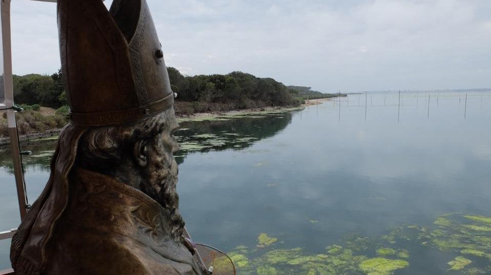 Orbetello, le alghe invadono la laguna. E fermano persino San Biagio