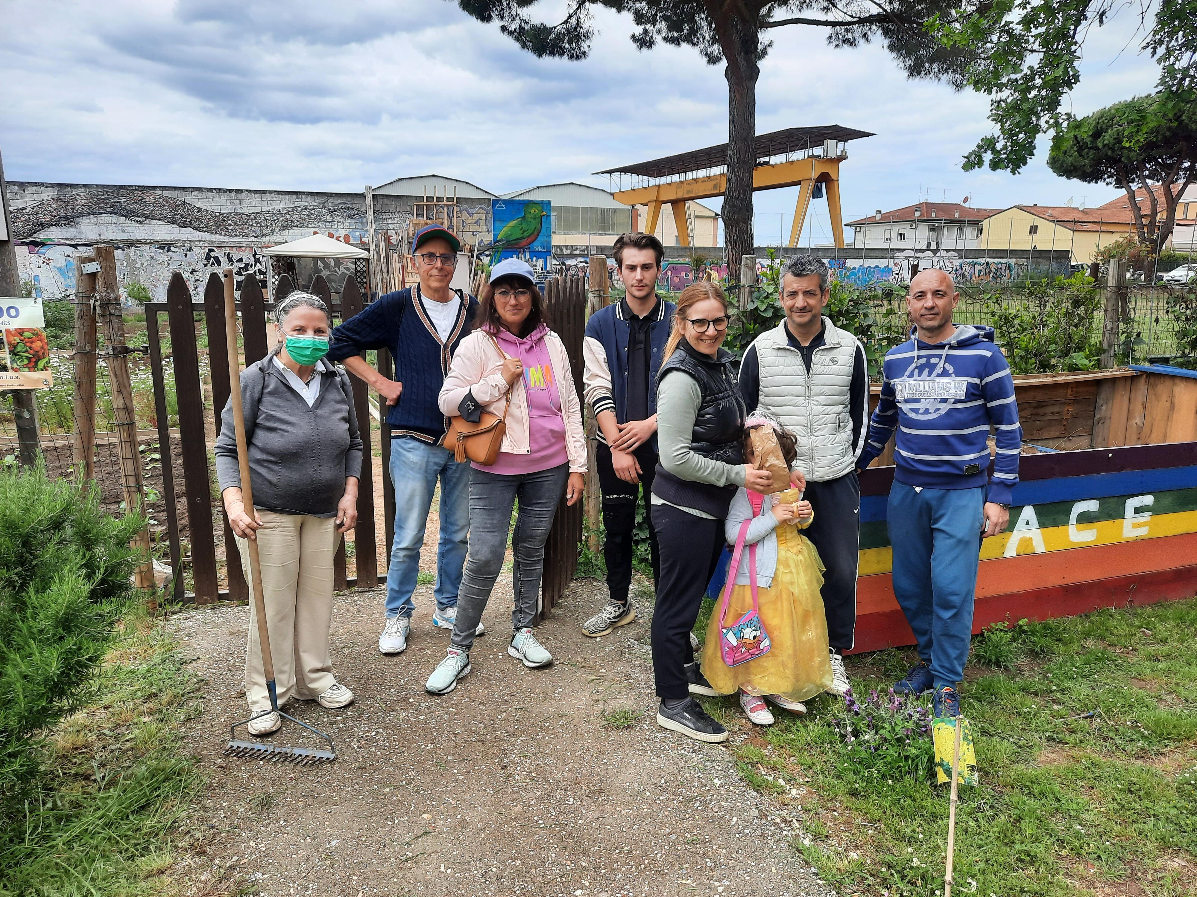 i volontari del parco all’opera