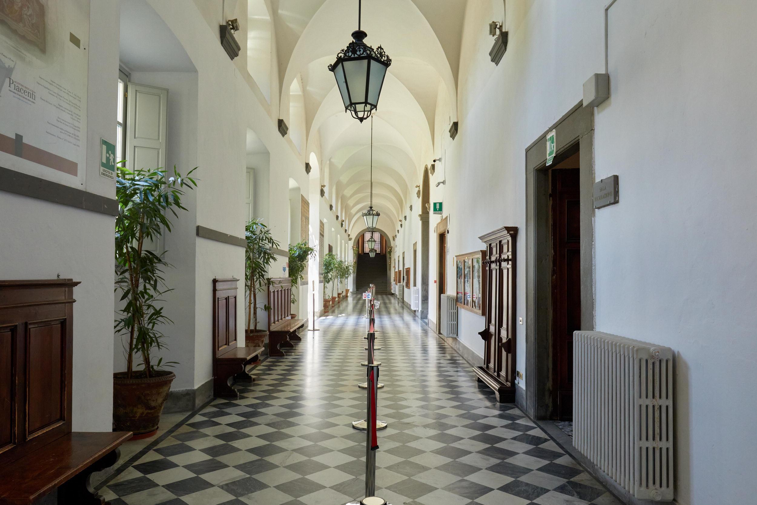 L'interno del Convitto nazionale Cicognini di Prato