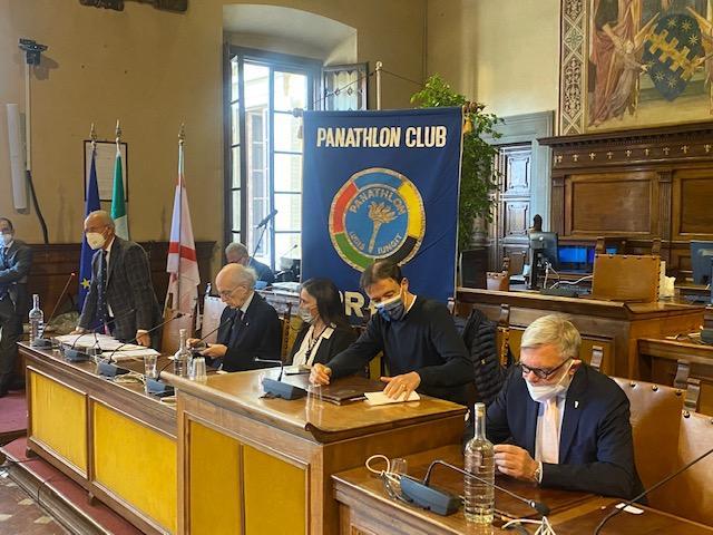 Il tavolo d'onore per le premiazioni del Fair Play Scuola e Sport 2022