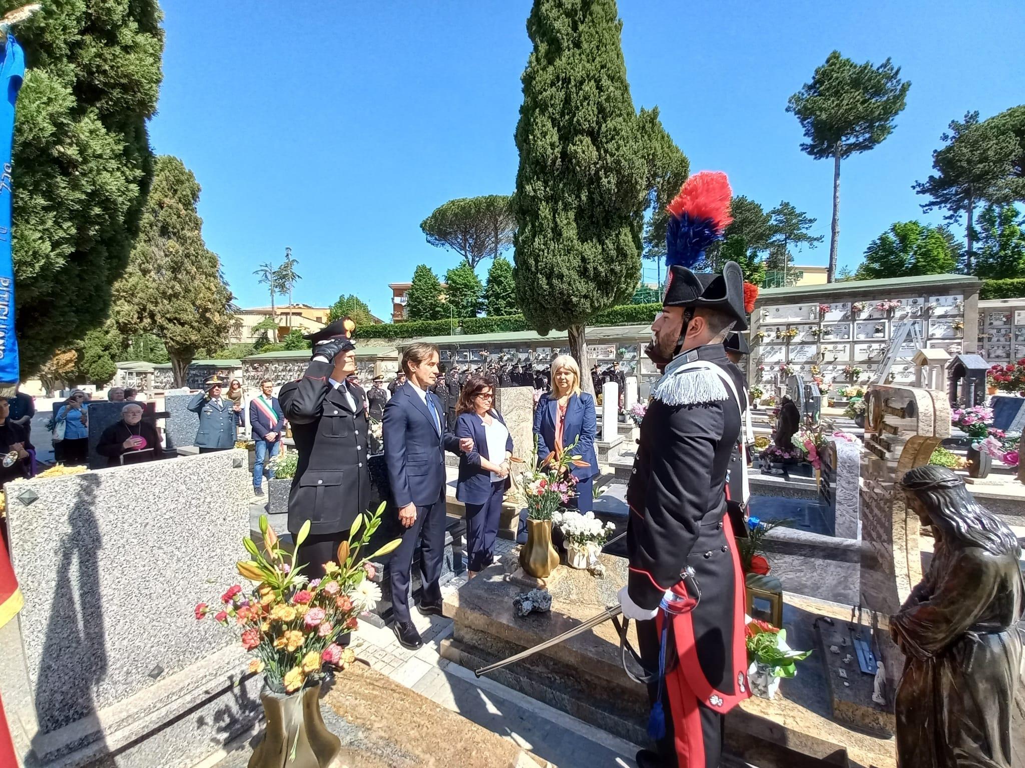 Pitigliano, i carabinieri ricordano il vice brigadiere Antonio Santarelli
