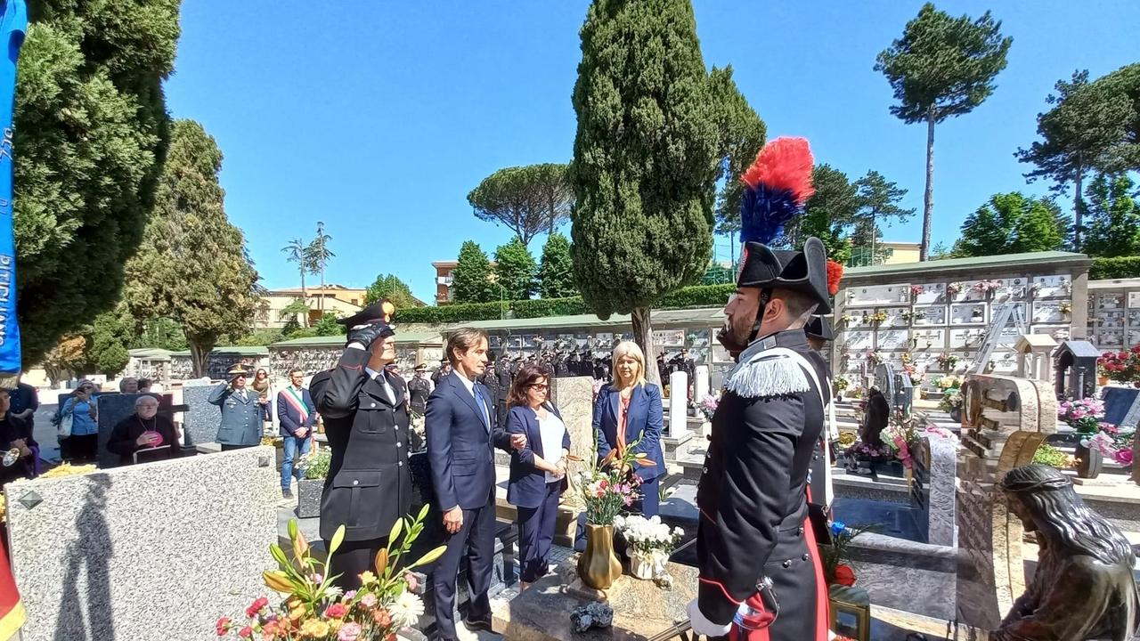Pitigliano, i carabinieri ricordano il vice brigadiere Antonio Santarelli