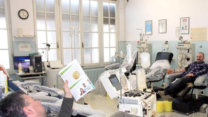 Un centro trasfusionale (foto d’archivio)