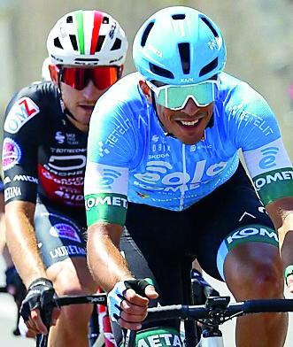 Il luzzarese Mirco Maestri in fuga per 110 km al Giro