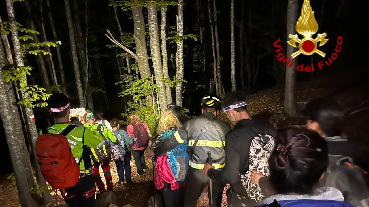 Ventasso, salvata una comitiva in difficoltà a Monte Acuto